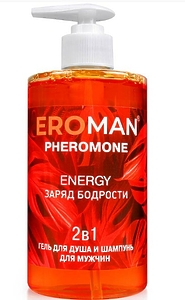 Гель для душа и шампунь ENERGY, 430 мл