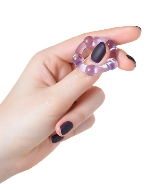 ЭРЕКЦИОННОЕ КОЛЬЦО TOYFA A-TOYS BRID, СИЛИКОН, ФИОЛЕТОВЫЙ, Ø 3,3 СМ