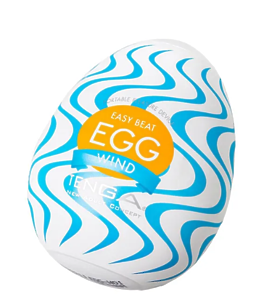 Нереалистичный мастурбатор TENGA Wonder Wind, TPE, белый, 6,1 см