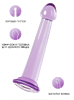 НЕРЕАЛИСТИЧНЫЙ ФАЛЛОИМИТАТОР JELLY DILDO S TOYFA BASIC, TPE, ФИОЛЕТОВЫЙ, 15,5 СМ