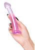 НЕРЕАЛИСТИЧНЫЙ ФАЛЛОИМИТАТОР JELLY DILDO S TOYFA BASIC, TPE, ФИОЛЕТОВЫЙ, 15,5 СМ