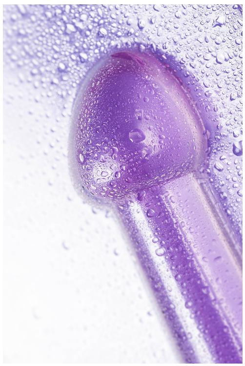 НЕРЕАЛИСТИЧНЫЙ ФАЛЛОИМИТАТОР JELLY DILDO S TOYFA BASIC, TPE, ФИОЛЕТОВЫЙ, 15,5 СМ