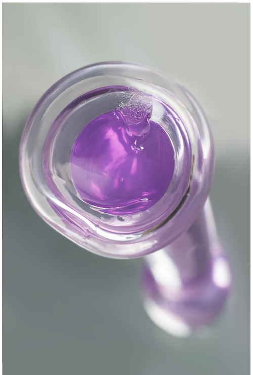 НЕРЕАЛИСТИЧНЫЙ ФАЛЛОИМИТАТОР JELLY DILDO S TOYFA BASIC, TPE, ФИОЛЕТОВЫЙ, 15,5 СМ