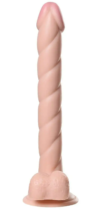 Реалистичный фаллоимитатор TOYFA RealStick Nude, PVC, телесный