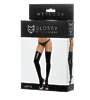 Чулки Glossy LOTIS из материала Wetlook, черный, XL