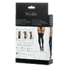 Чулки Glossy LOTIS из материала Wetlook, черный, XL