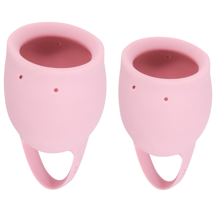 НАБОР МЕНСТРУАЛЬНЫХ ЧАШ NATURAL WELLNESS MAGNOLIA LIGHT PINK
