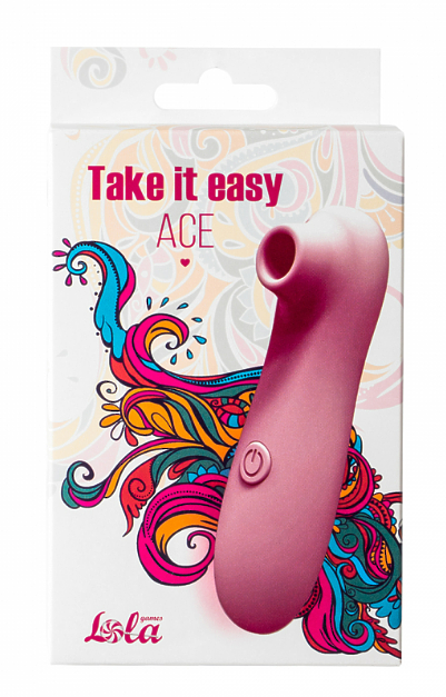 ВАКУУМНО-ВОЛНОВОЙ СТИМУЛЯТОР TAKE IT EASY ACE PINK