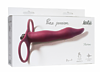 ВИБРОНАСАДКА ДЛЯ ДВОЙНОГО ПРОНИКНОВЕНИЯ PURE PASSION FLIRTINI WINE RED