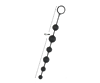 ToyForFun Анальные бусы Tonga "LARGE ANAL BEADS", 41 см 6 шар 2-4 см черн гладкие