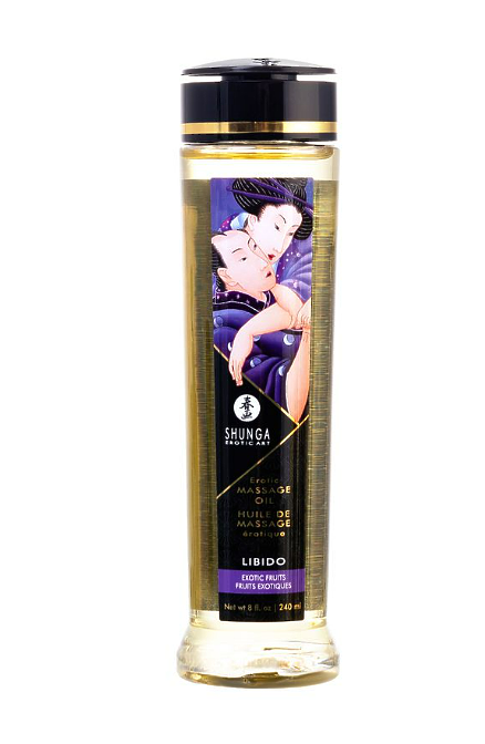 Масло для массажа Shunga Sensation, натуральное, возбуждающее, лаванда, 240 мл
