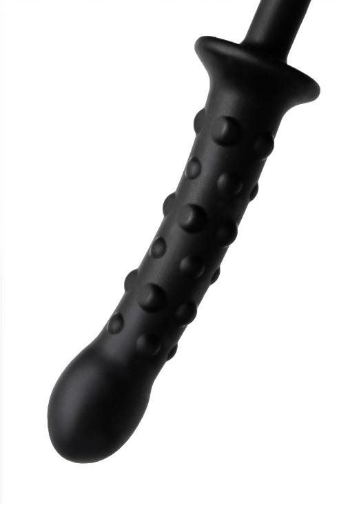 ФАЛЛОИМИТАТОР ДВУСТОРОННИЙ TOYFA POPO PLEASURE, СИЛИКОН, ЧЕРНЫЙ, 24,5 СМ