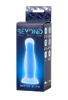 АНАЛЬНАЯ ВТУЛКА СВЕТЯЩАЯСЯ В ТЕМНОТЕ BEYOND BY TOYFA NAMOR GLOW, СИЛИКОН, ПРОЗРАЧНЫЙ, 12,5 СМ