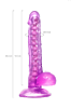 РЕАЛИСТИЧНЫЙ ФАЛЛОИМИТАТОР A-TOYS BY TOYFA CELIAM, TPE, ФИОЛЕТОВЫЙ, 20,5 СМ