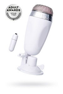 РЕАЛИСТИЧНЫЙ МАСТУРБАТОР TOYFA A-TOYS COOCHY, TPR, БЕЛЫЙ, 21 СМ