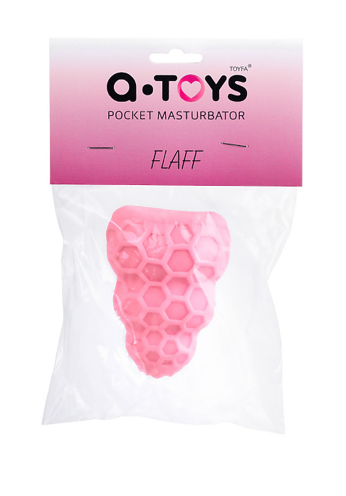 МАСТУРБАТОР A-TOYS FLAFF, TPE, РОЗОВЫЙ, 8СМ, Ø 2,9 СМ