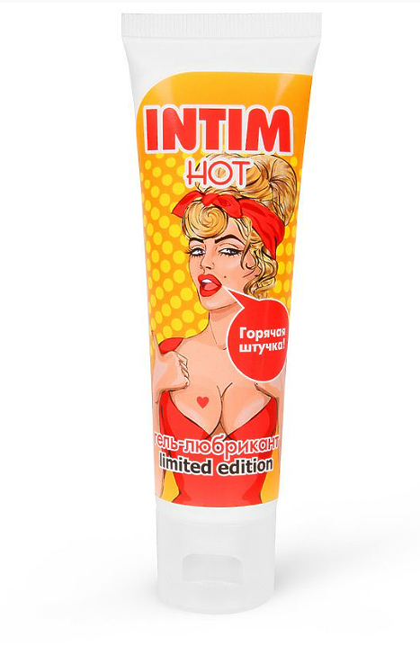 Гель-любрикант INTIM HOT серии LIMITED EDITION туб пластиковый 50 г 