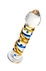 Нереалистичный фаллоимитатор Sexus Glass, стекло, прозрачный, 17,5 см, ПРЯМОЙ