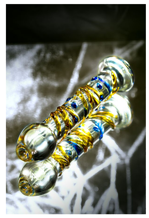 Нереалистичный фаллоимитатор Sexus Glass, стекло, прозрачный, 17,5 см, ПРЯМОЙ