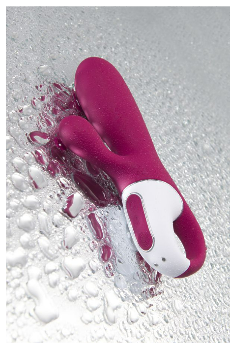 Вибратор Satisfyer Hot Bunny с клиторальным стимулятором, красный