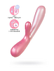 Вибратор Satisfyer Hot Lover с клиторальным стимулятором, розовый