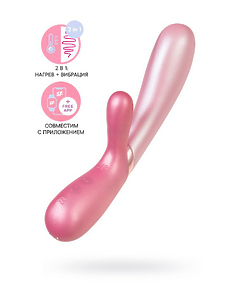Вибратор Satisfyer Hot Lover с клиторальным стимулятором, розовый