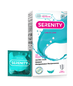 Serenity ULTRA THIN 10 шт. Ультратонкие Натуральные Презервативы