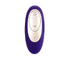 Вибромассажер для пар Satisfyer Double Plus Remote с пультом ДУ, силикон, фиолетовый, 18 см