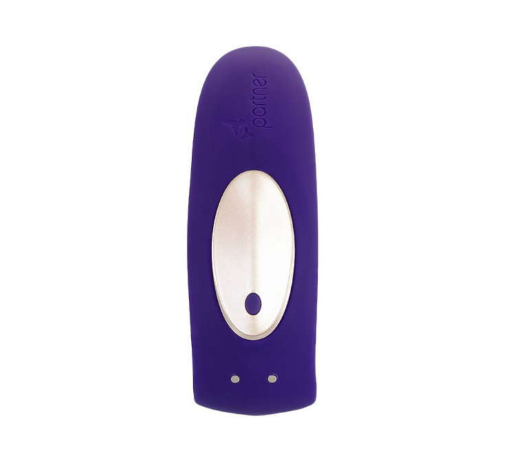 Вибромассажер для пар Satisfyer Double Plus Remote с пультом ДУ, силикон, фиолетовый, 18 см