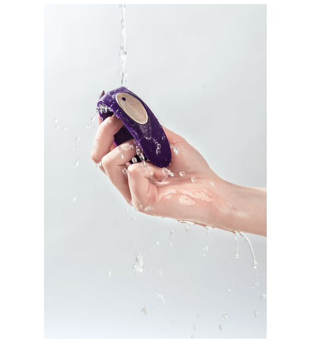 Вибромассажер для пар Satisfyer Double Plus Remote с пультом ДУ, силикон, фиолетовый, 18 см