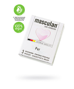 Презервативы masculan Pur № 3 утонченные, 18,5 см, 5.3 см, 3 шт.