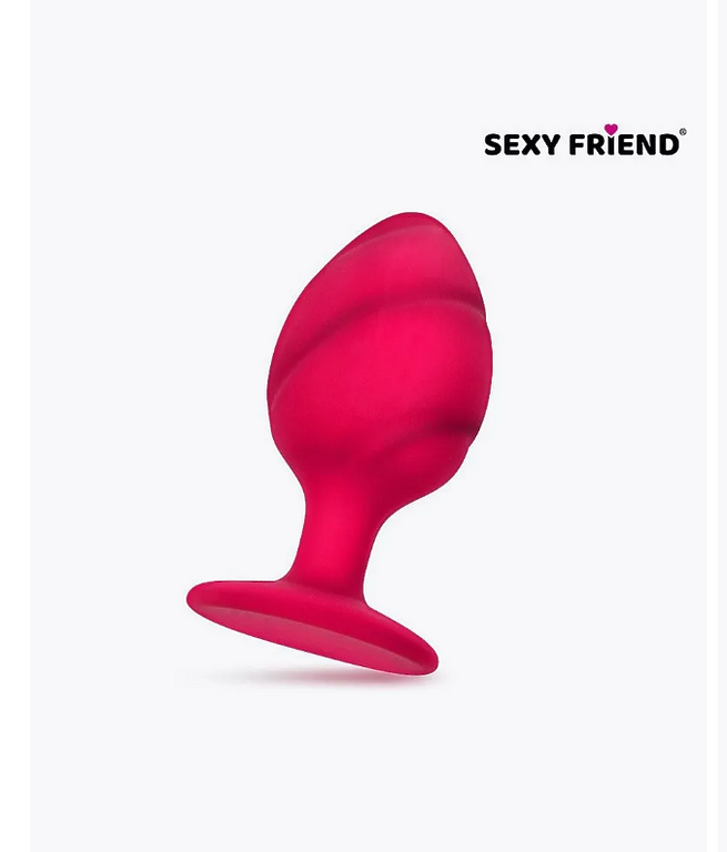 Sexy Friend Анальная пробка силиконовая для секса интимная 34ММХ70ММ КОРАЛЛОВЫЙ