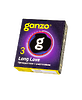 Презервативы Ganzo, long love, латекс, анестезирующий, 18 см, 5,2 см, 3 шт.