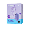 Вакуумный стимулятор клитора с вибрацией Satisfyer Pro To Go 2, фиолетовый, 8,5 см