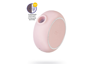 Вакуумный стимулятор клитора с вибрацией Satisfyer Pro To Go 3, розовый, 8,5 см