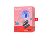 Стимулятор для пар Satisfyer Double Fun Connect App, с пультом ДУ, силикон, черный, 9 см