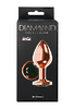 Анальная Пробка Diamond Jet Shine L Розовое Золото 4022-02lola