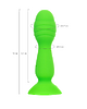 Анальная втулка A-Toys by TOYFA Terg, силикон, зеленый, 10 см