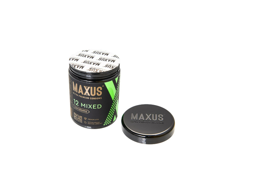 Презервативы Maxus Mixed, набор, латекс, 12 шт.
